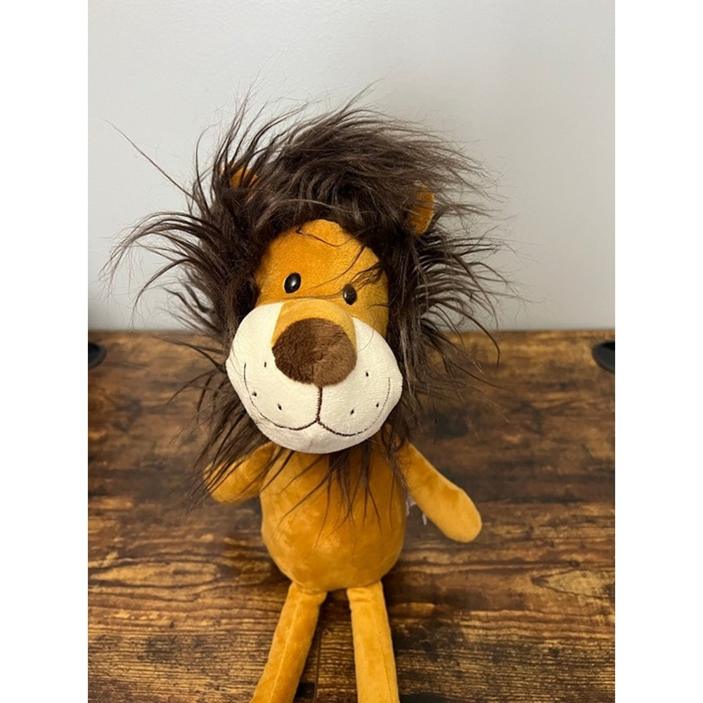 Hobby Lobby Lion Plush Stuffed Animal Shaggy Mane Brown Yellow W0492955 Toy